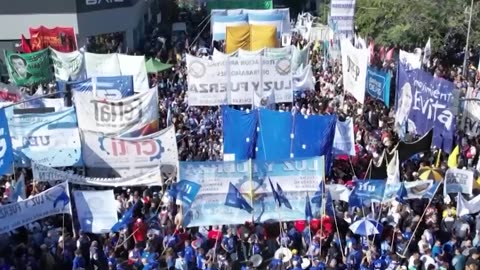 🇦🇷 Los sindicatos argentinos celebran una marcha por el Día del Trabajo