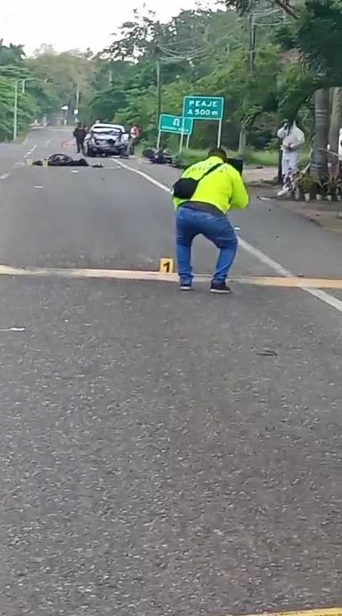 Accidente en la vía de Turbaco