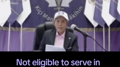 Not ELIGIBLE to SERVE and CAPACITY in the NEW COURTS established under NATURAL LAW.