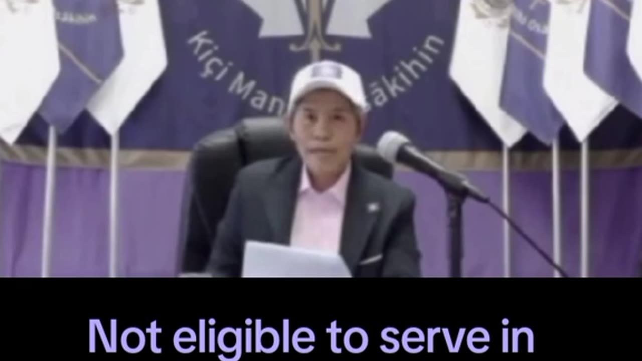 Not ELIGIBLE to SERVE and CAPACITY in the NEW COURTS established under NATURAL LAW.