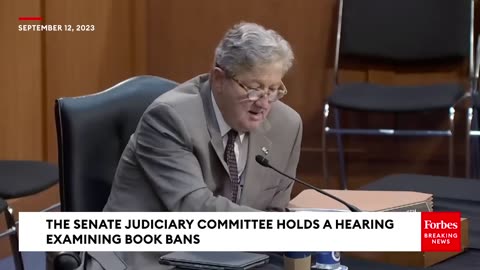 SHOCKING MOMENT: John Kennedy Reads Graphic Quotes From Childrens' Books At Senate Hearing