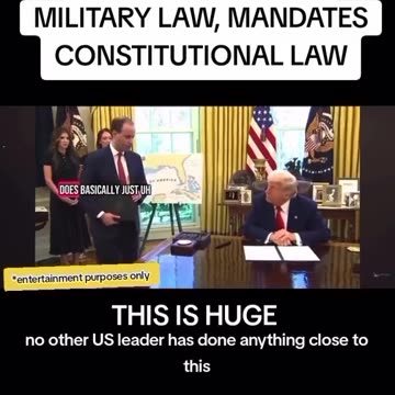 Outlaws roman military law mandates constitutional law