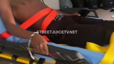 MAN BREAKS HIP JUMPING FROM 2ND FLOOR