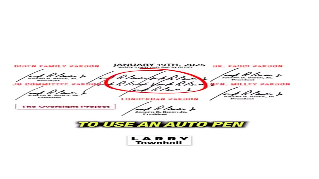 Biden Really Was Dead - Auto-Pen Conspiracy