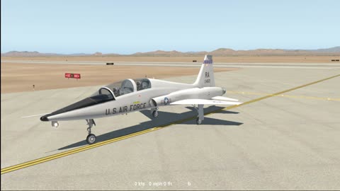 the Northrop T-38 Talon - First Mod - Xplane 11 - KIWA tests - Ubuntu Gaming -