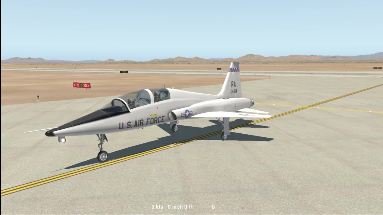 the Northrop T-38 Talon - First Mod - Xplane 11 - KIWA tests - Ubuntu Gaming -