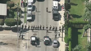 Aerials of Los Angeles Anti-ICE Protests