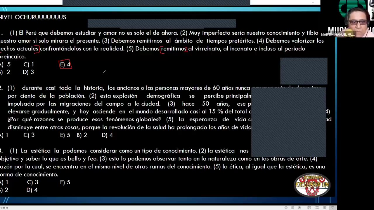 EXCLUSIVA UNI SEMESTRAL | Semana 11 | RV