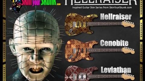 HELLRAISER Guitar Skins See Links Below