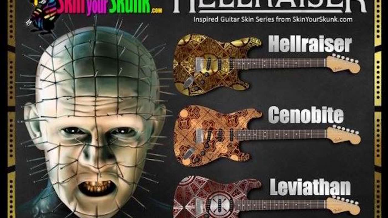 HELLRAISER Guitar Skins See Links Below