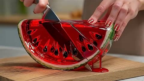 🍓🍊 Satisfying Fruit Cutting ASMR on Glass | Relaxing Sounds