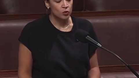 AOC is smearing Charlie Kirk on floor of the House