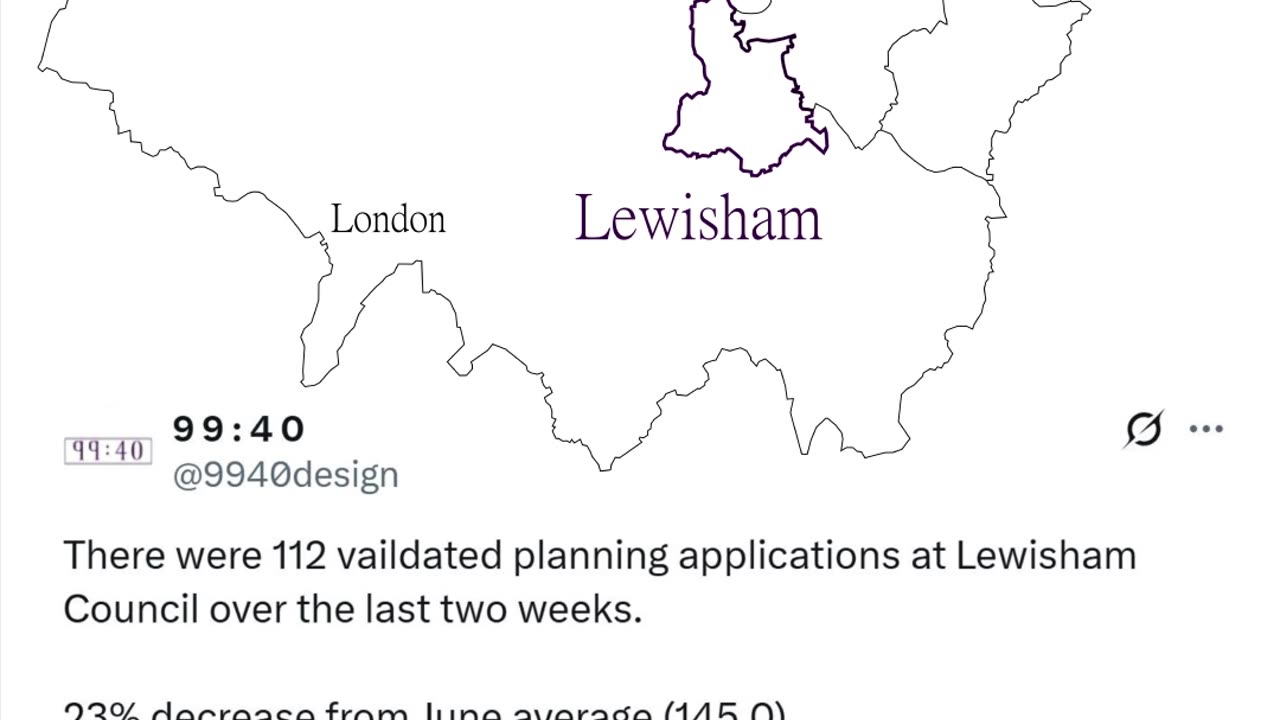 Lewisham, London Planning Application Numbers
