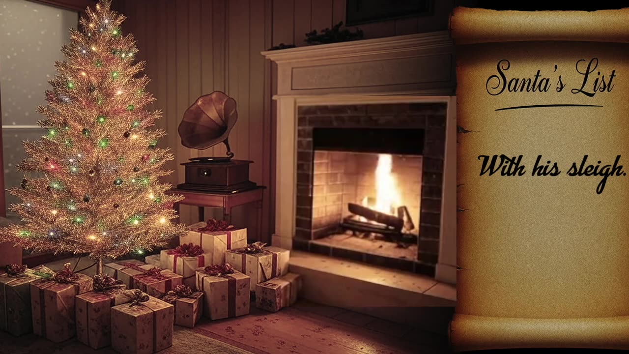 Harold Dean & The Men Of Means - (Ho Ho Ho) He's Comin' Down The Chimney (Lyrical Video)