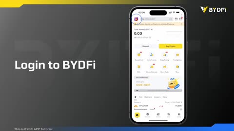 How to Complete KYC on BYDFi (APP)