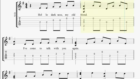 How to play The Sound of Silence