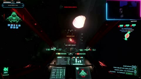 Terrapin ardiendo y explotando en Starcitizen