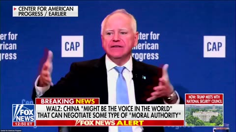 Tim Walz Says China May Be World's 'Moral Authority'