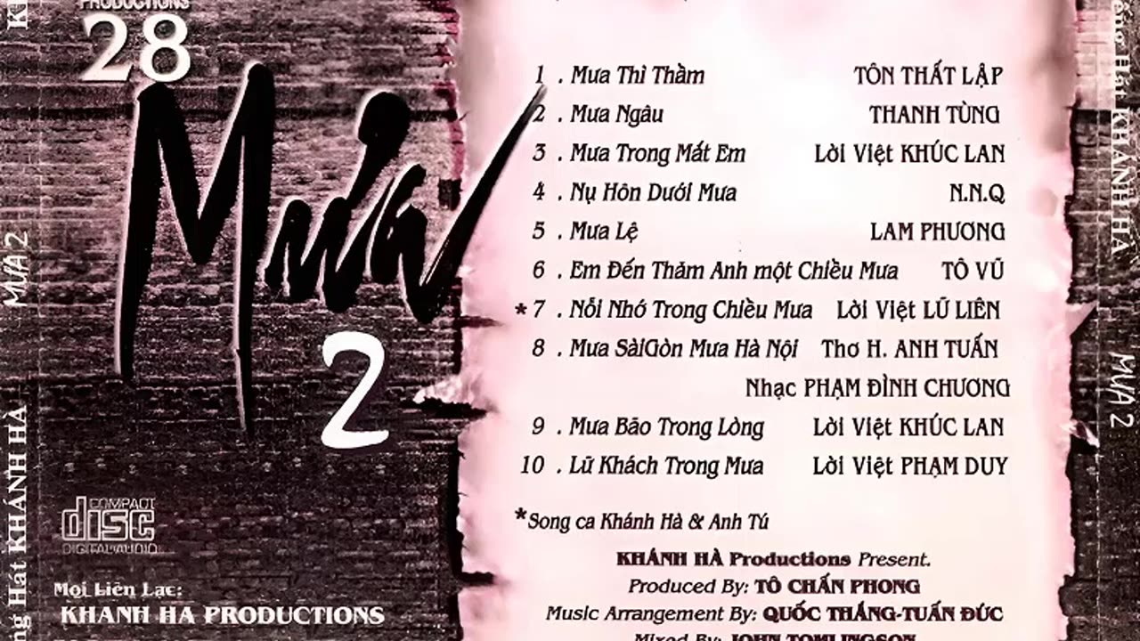 Mưa 2 - Khánh Hà CD28