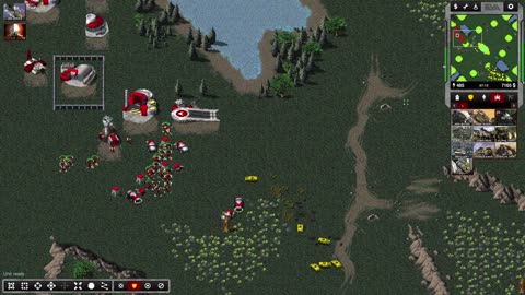 Command & Conquer OpenRA Tiberian Dawn NOD Vs GDI 1V1 Pressure Map