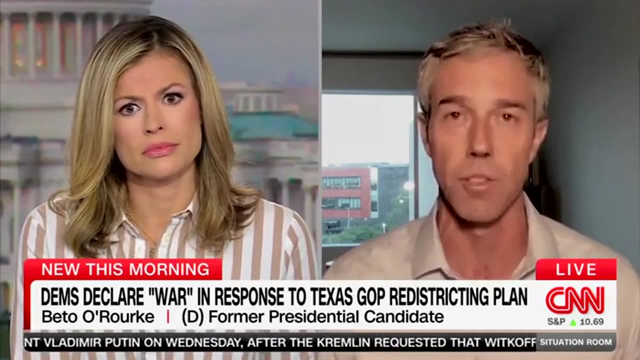 Beto O'Rourke Claims Texas Redistricting Could Mean 'A Trump Third Term'