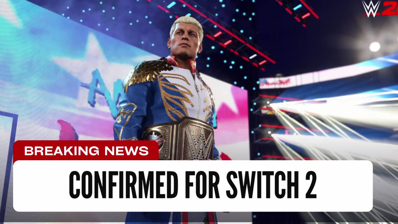 WWE 2k25 Confirmed For Switch 2