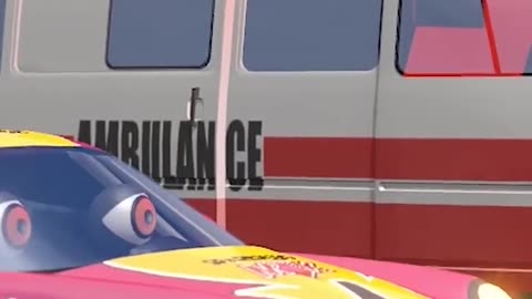 Wheels on the Ambulance Go Round and Round | Emergency Vehicles Song