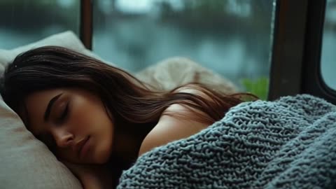 Serene Rainy Campervan Sleep | 8K Cinematic ASMR in a Luxury Van