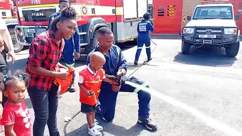 Four-year-old Cody-Lee Africa's dream was realised by Reach For A Dream