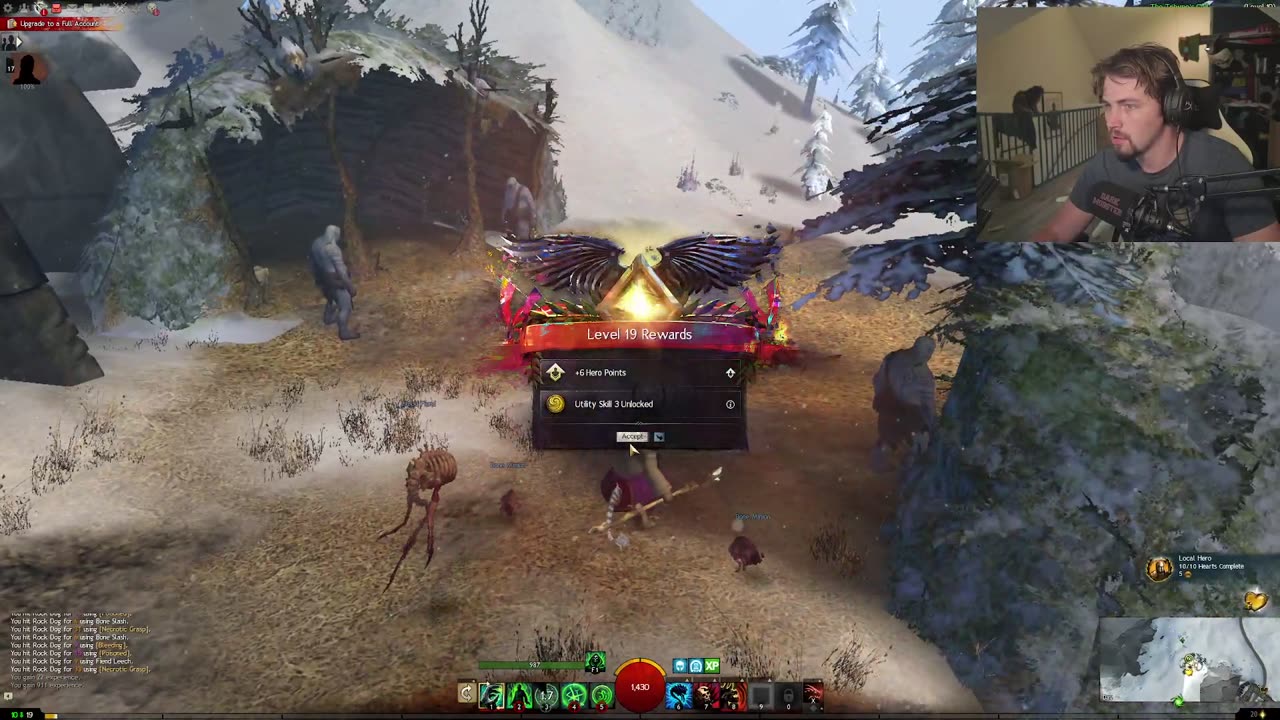 help me! first try Guild wars 2 (Charr Necromancer) (NL/ENG/DE/FR) !link !Cats !Dog !Discord