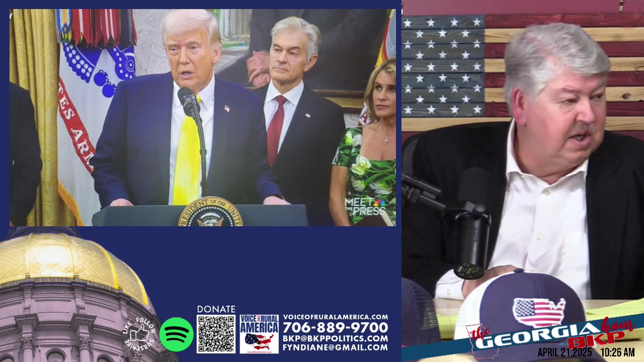LIVESTREAM - Monday April 21, 2025 - 8:00am ET - Voice of Rural America with BKP