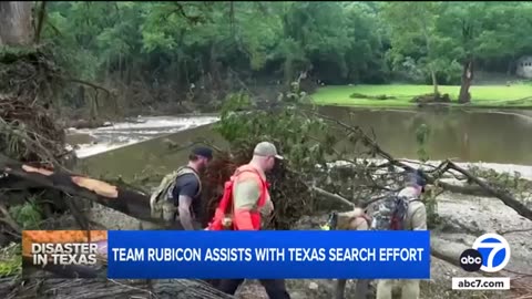 Team Rubicon assists with Texas search efforts as death toll climbs to 82