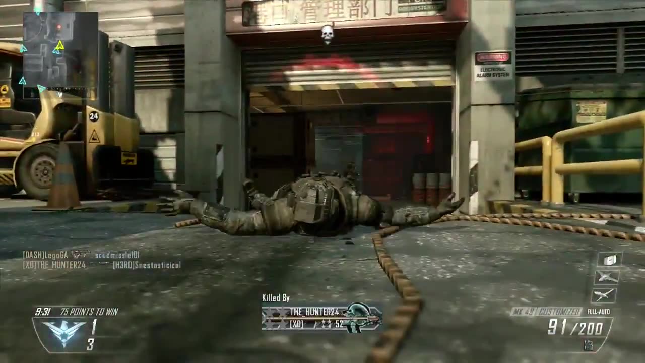 MK-48 Gameplay on Cargo - Black Ops 2 Wii U
