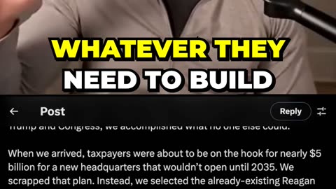 FBI SCRAPS $5B Headquarters Overnight