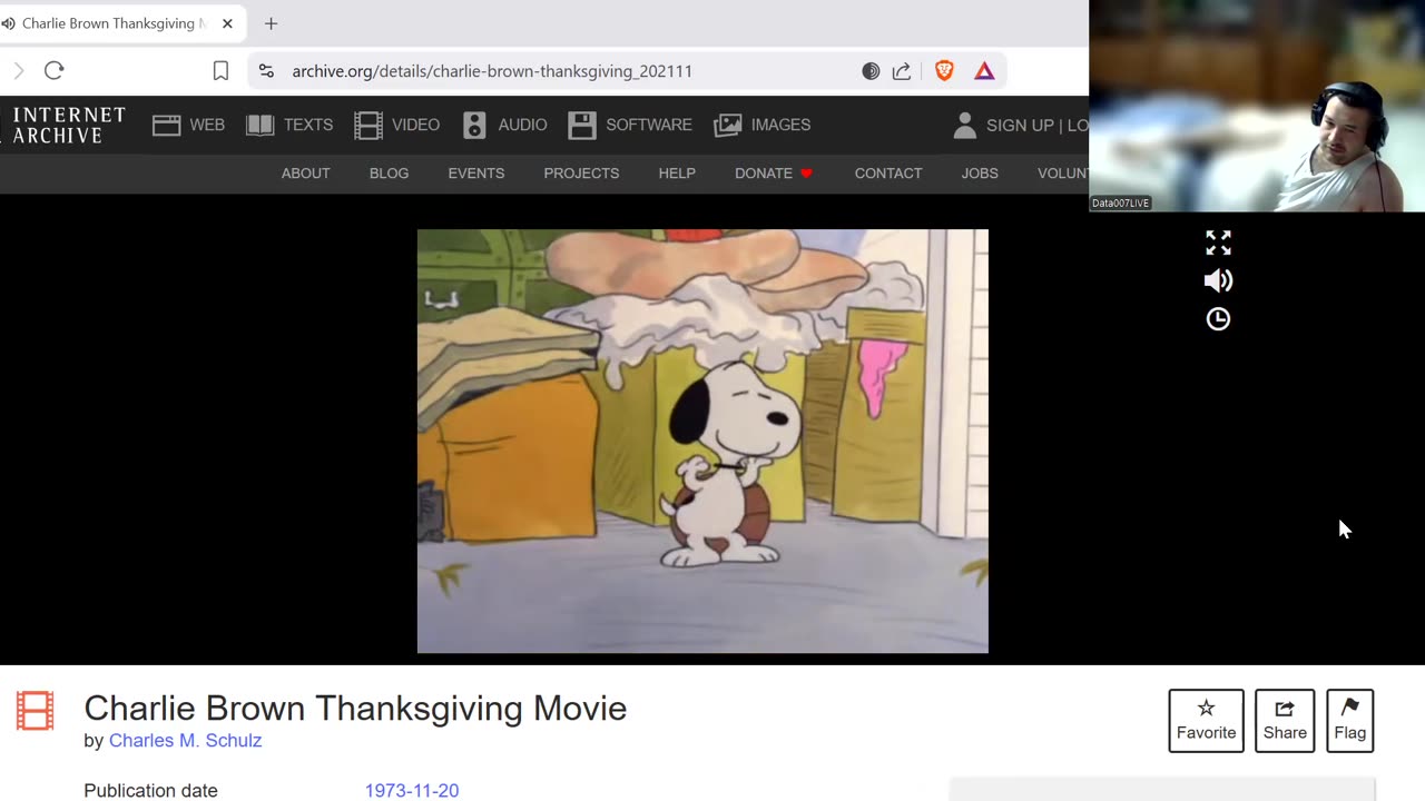 Let's watch Charlie Brown Thanksgiving