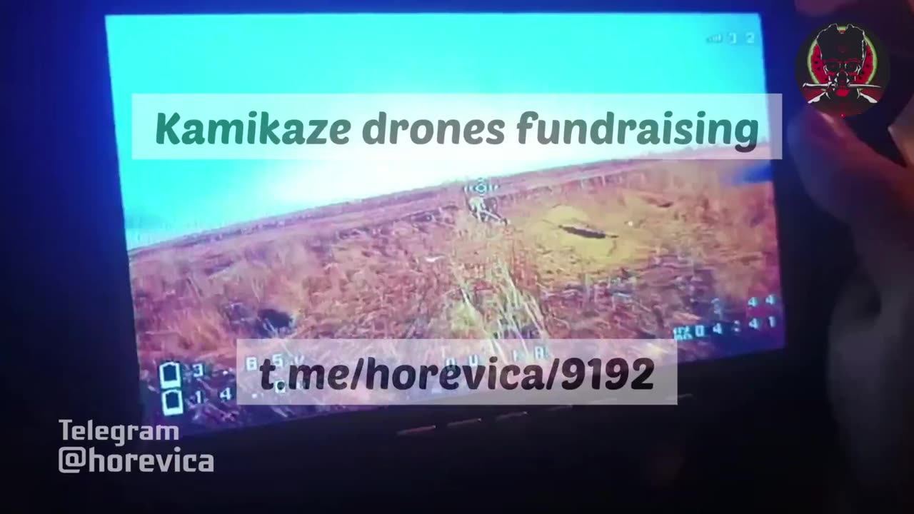 Ukrainian suicide FPV drone compilation with overhead drone observation