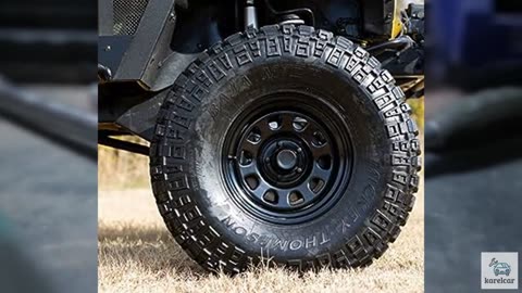 Rough Country Black Steel 15x8 | 5x5.5 | -19mm-RC51-5885 Wheel with Painted and