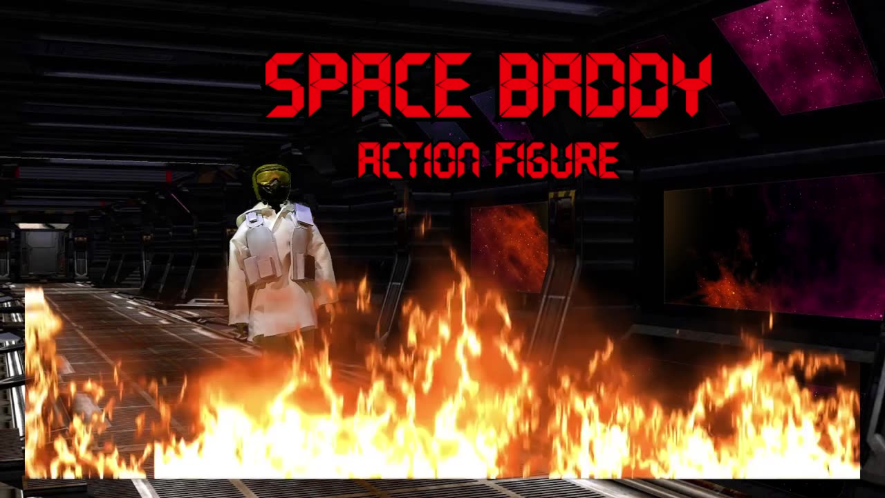 Space Baddy's Action Figure - (space ship and fire not included)