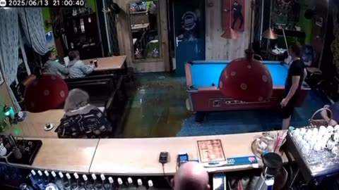 Man Throws Bucket Full of One-Month's Wages into Moscow Bar