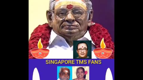 M. S. VISWANATHAN LEGEND SINGAPORE TMS FANS. M.THIRAVIDA SELVAN VOL 1