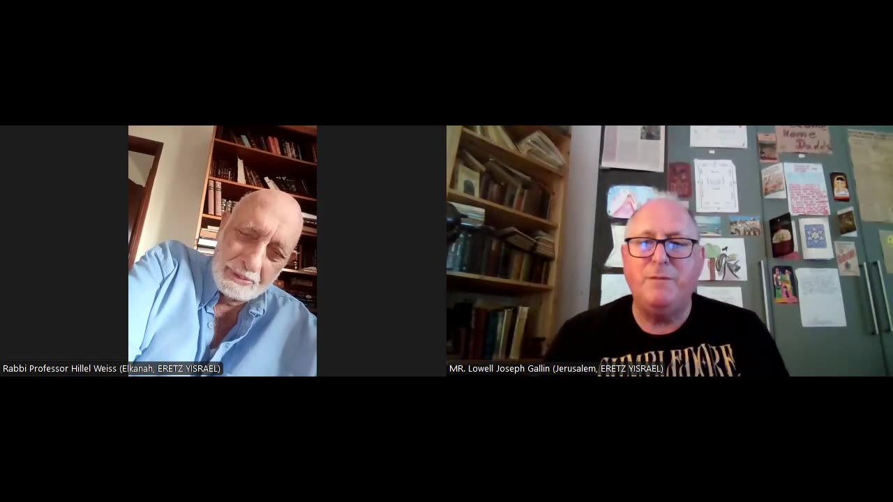R&B Monthly Seminar: R&B Temple Fellowship (Episode #29 -- Thursday, August 28th, 2025). ChairMAN: RABBI PROFESSOR Hillel Weiss (Elkanah, ERETZ YISRAEL/Land Of Israel)