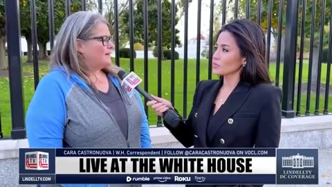The Cross is Offensive - Unhinged Shitlib Woman Melts Down Outside White House