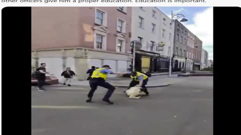 Islamist Stabs Irish Police In The Back In Ireland, The Attack Was Unprovoked