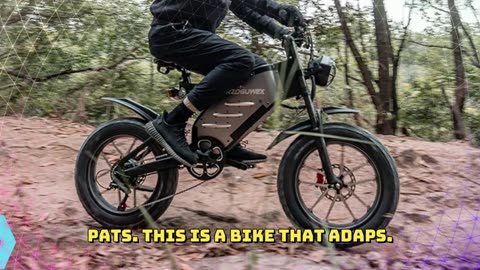 RZOGUWEX X5S Electric Bike 1000W Motor 48V 25Ah battery 20-inch fat tires Electric Bike
