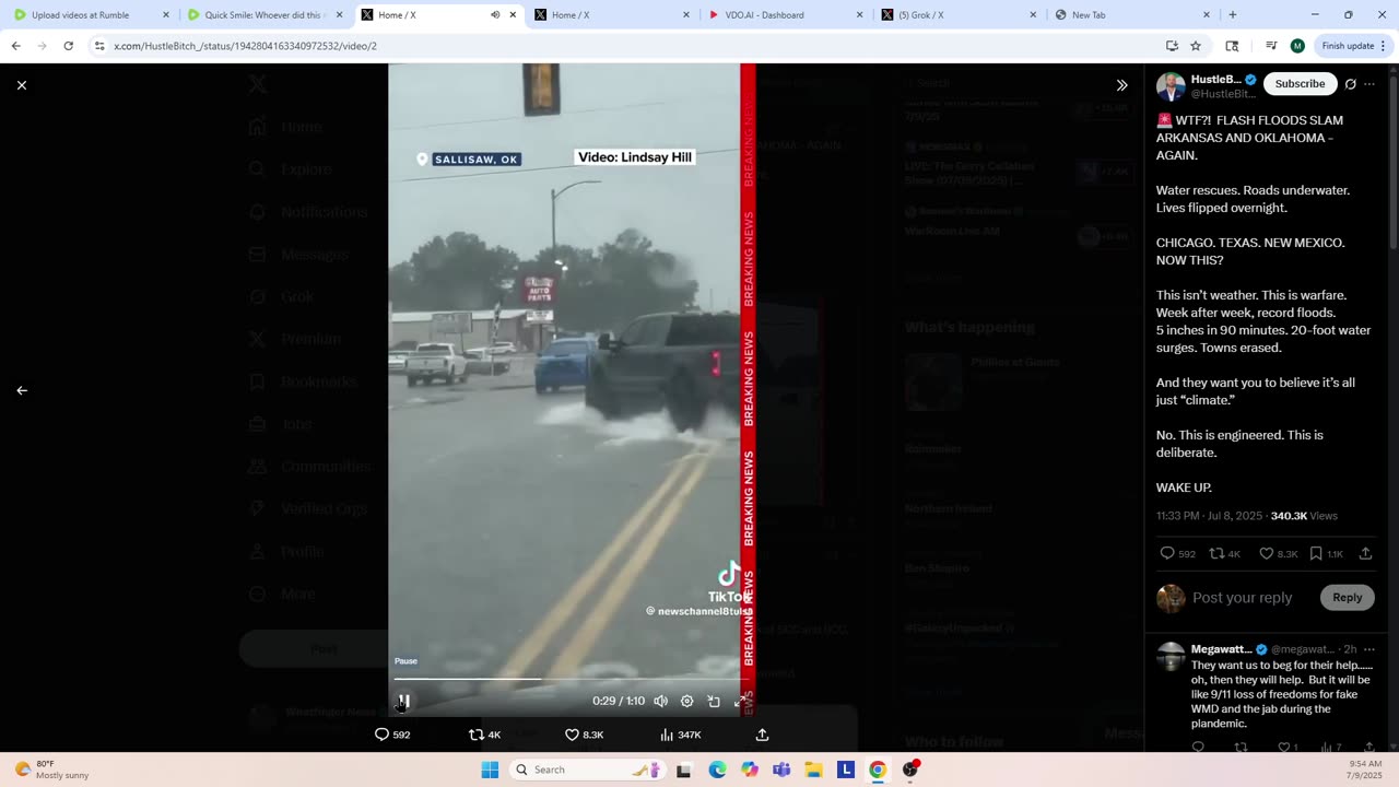 This isn't weather, it is warfare against America - Weather modification must stop