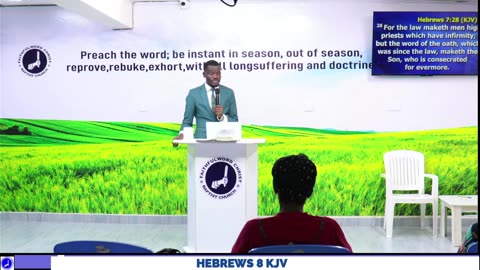 Now of the things which we have spoken this is the sum: