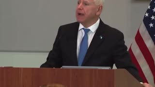 Tim Walz says people are driving by his house calling him ‘retarded.’ 😂