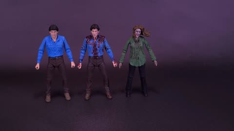 NECA The Evil Dead Ash And Cheryl Figure Set
