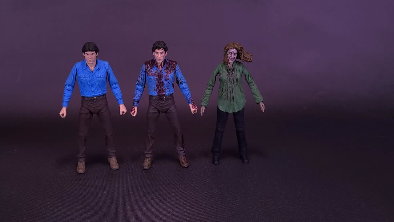 NECA The Evil Dead Ash And Cheryl Figure Set