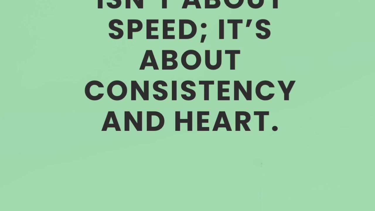 What If Winning Isn’t About Speed—but Staying Power?